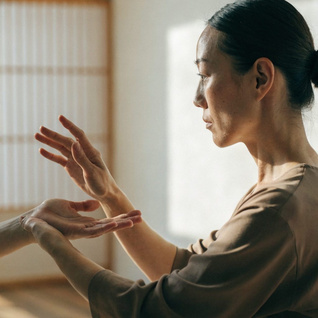 Massage des mains et accompagnement